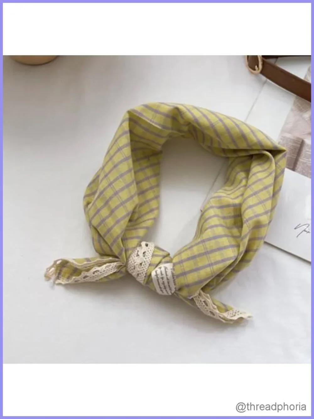 Soft Cotton Like Lace Bandana Head Scarf Wrap 24x24